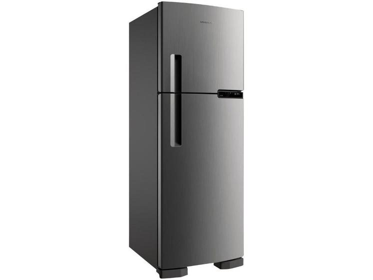 Geladeira Brastemp BRM44HK Frost Free Duplex com Compartimento Extrafrio e Fresh Zone Inox - 375L