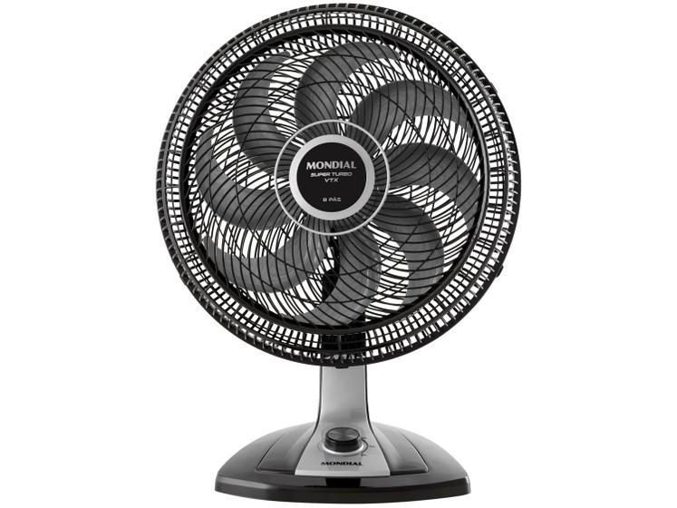 Ventilador de Mesa 40cm Mondial Super Turbo VTX-40-8P 8 Pás 3 Velocidades - Preto