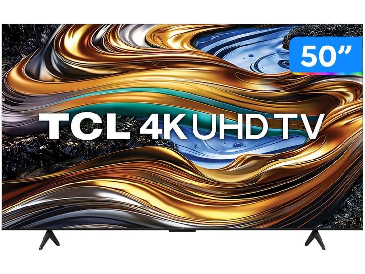 Smart TV LED 50" 4K TCL 50P635 com HDR, Wi-Fi Dual Band, Bluetooth, Controle Remoto...