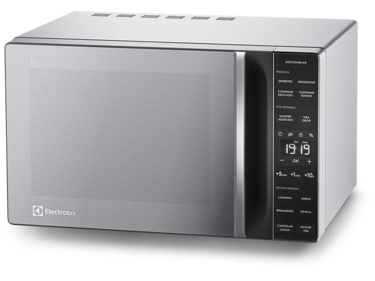 Forno de Micro-ondas Electrolux Efficient ME23S com Função Manter Aquecido Prata - 23L