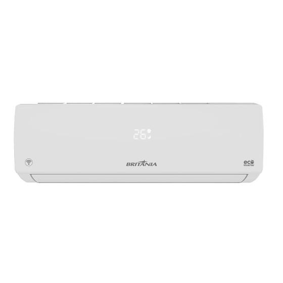 Ar-Condicionado Split Britânia BAC12000IQFM15 Eco Inverter 12.000 BTUs R-32 Quente/Frio 220V   Branco